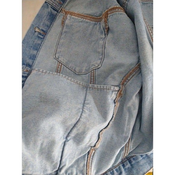 H&M Divided Jean Jacket The Midnight Club NWT size large - Picture 8 of 12